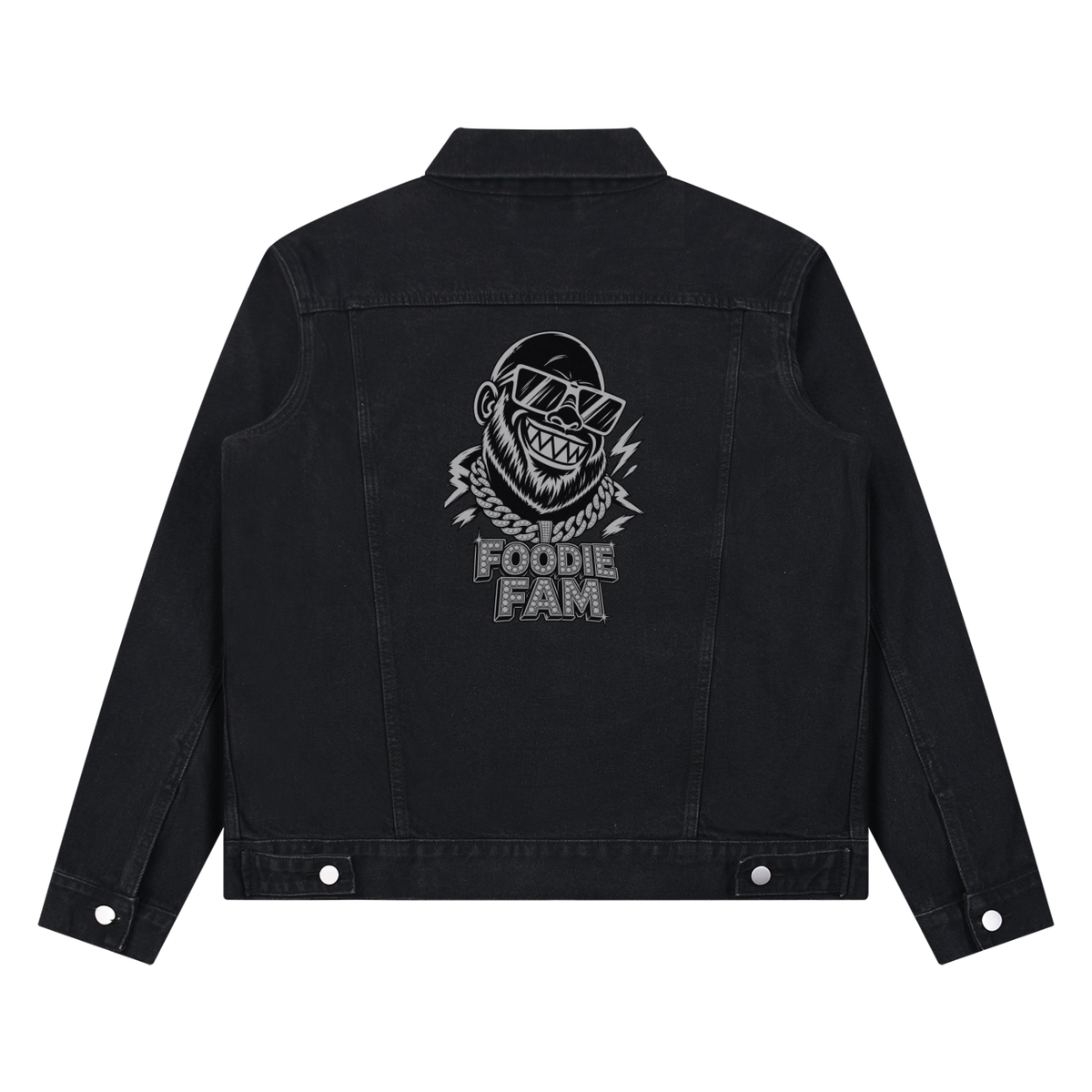 Unisex Vintage Wash Denim Jacket