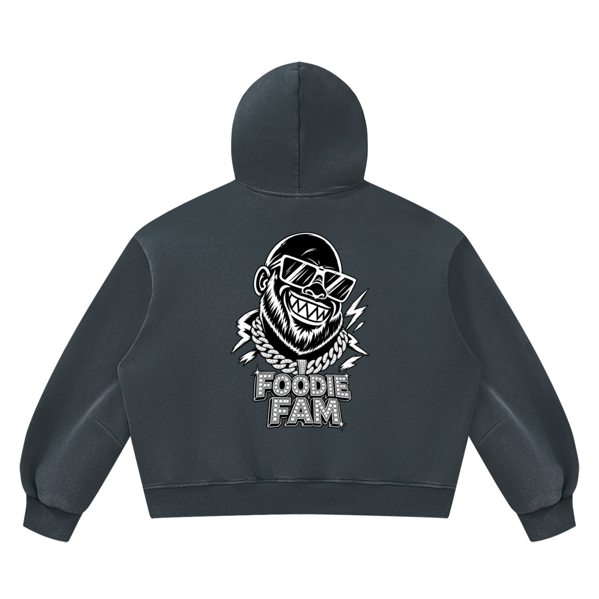Unisex Vintage Wash Boxy Fleece Hoodie