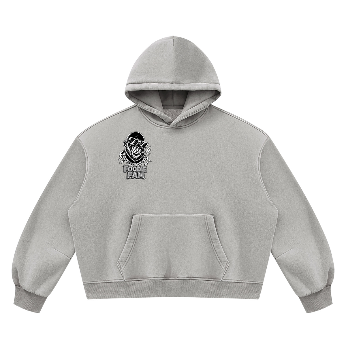 Unisex Vintage Wash Boxy Fleece Hoodie