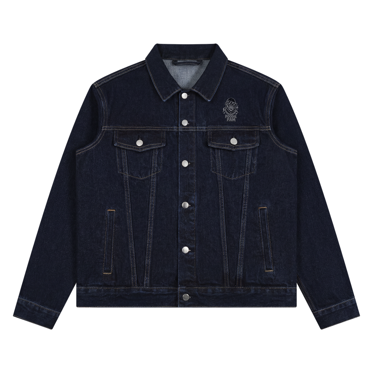 Unisex Vintage Wash Denim Jacket