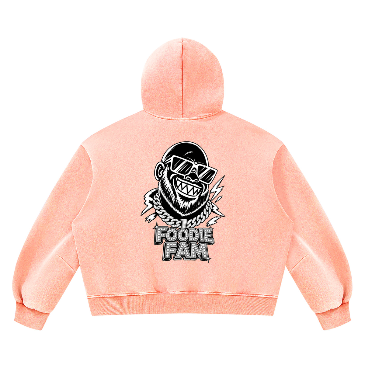 Unisex Vintage Wash Boxy Fleece Hoodie