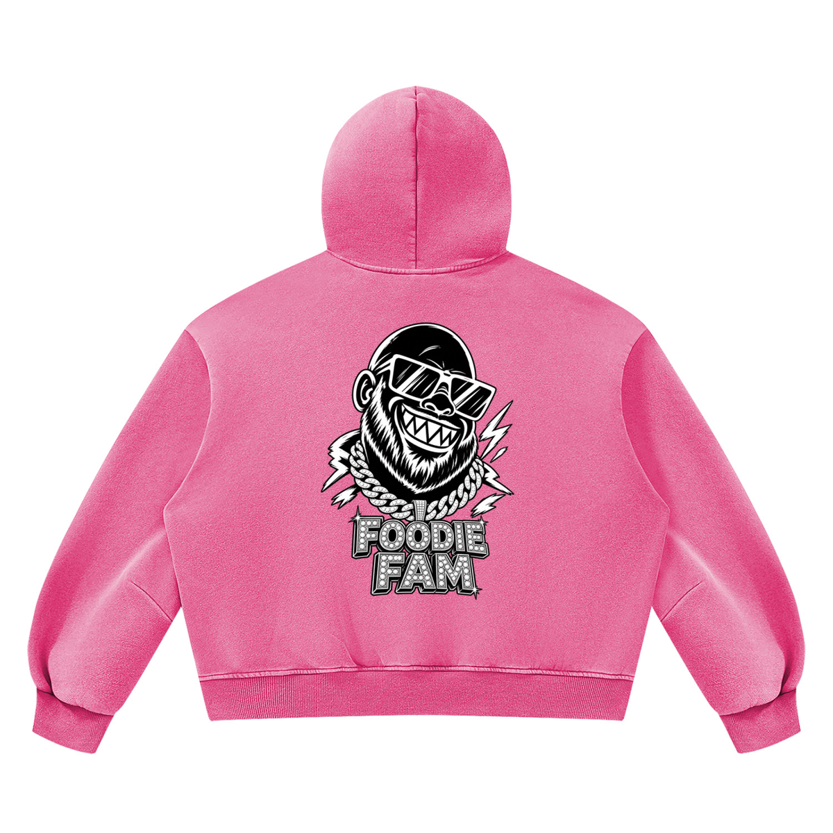 Unisex Vintage Wash Boxy Fleece Hoodie