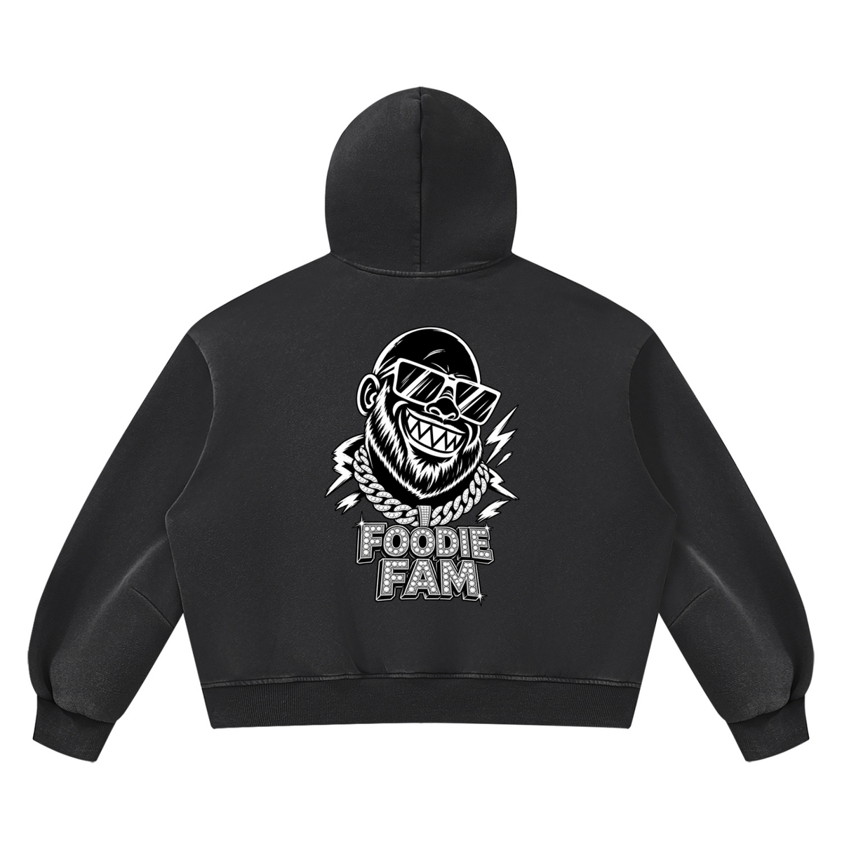 Unisex Vintage Wash Boxy Fleece Hoodie