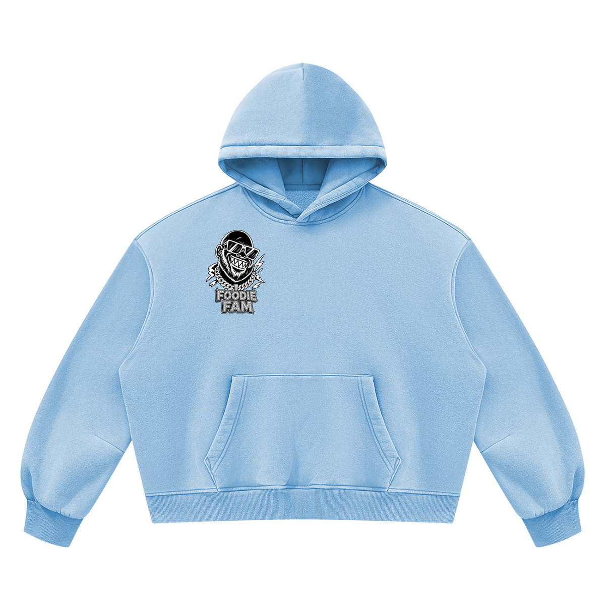 Unisex Vintage Wash Boxy Fleece Hoodie